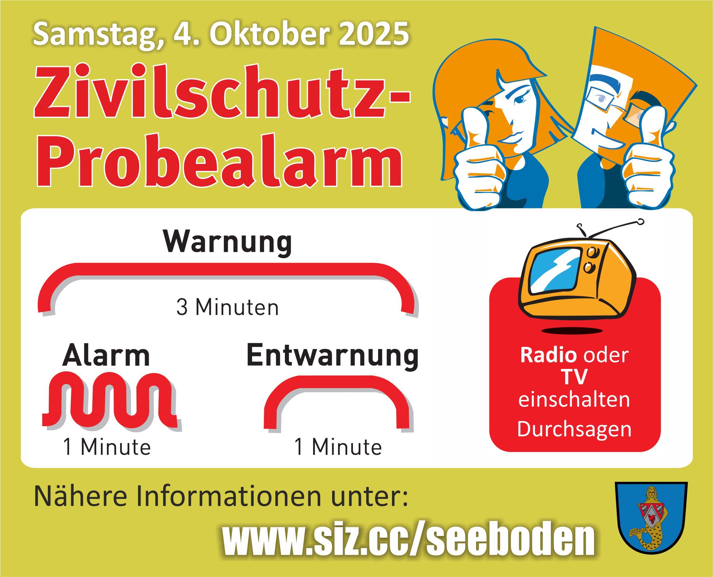 ZIVILSCHUTZ-PROBEALARM 2025