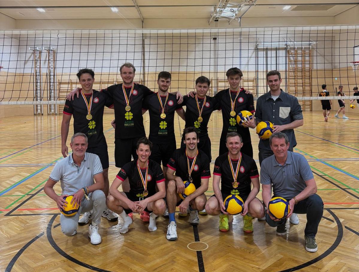 Kärntner Meister - Mannschaftsfoto mit  Gerald Haller und BGM Thomas Schäfauer